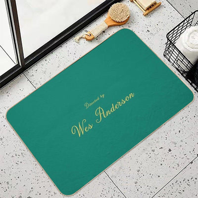 Directed by Wes Anderson, Moonrise Kingdom Yellow Aesthetic Bath Mat