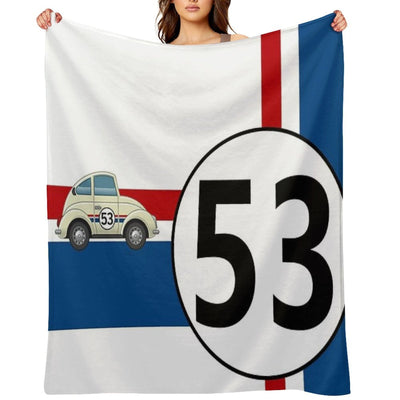 Herbie Fully Loaded Fan Art Shrink-resistant Throw Blanket