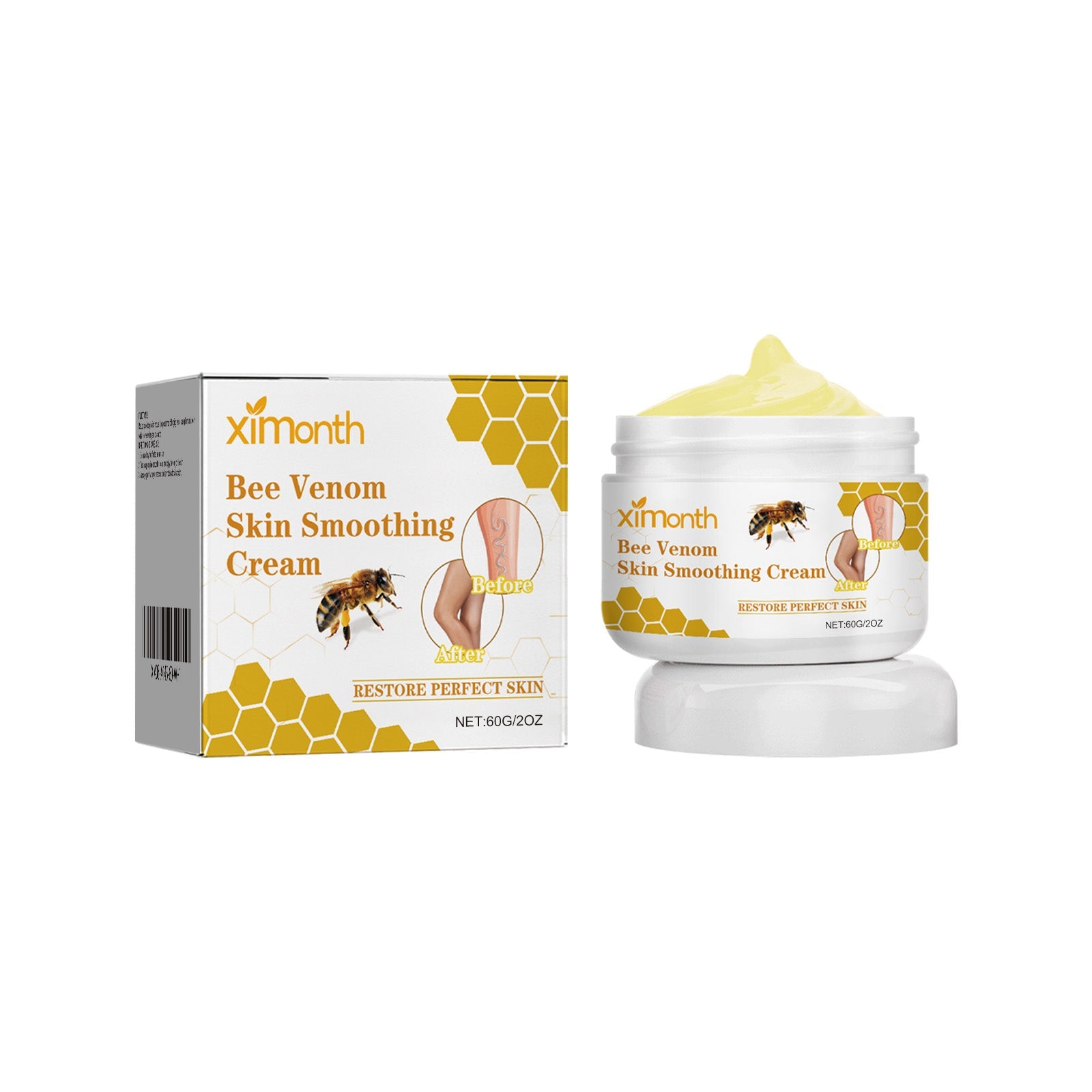 Bee Venom Leg Care Cream Relieves Leg Discomfort, Pamper And Moisturize Skin Body Care Cream