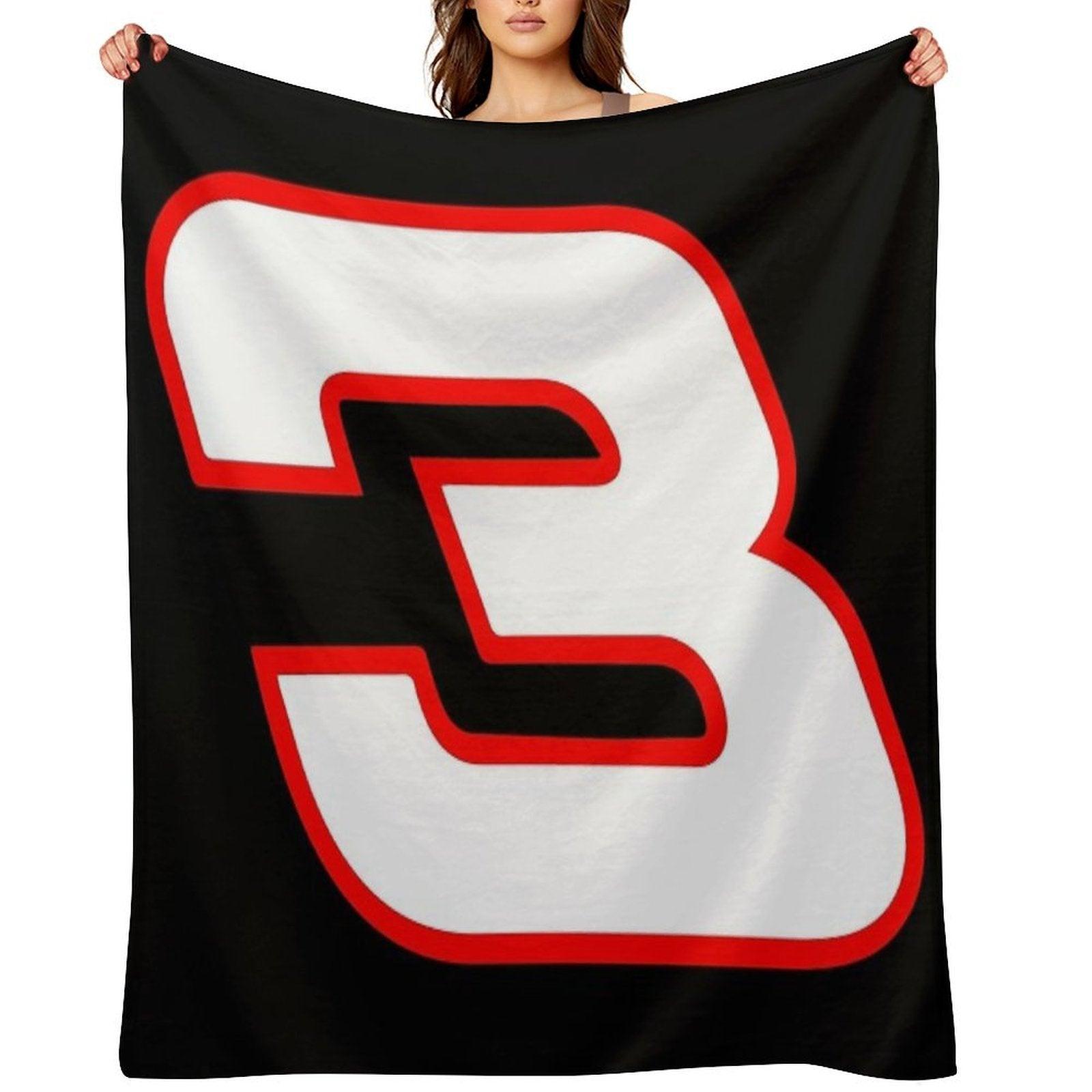 Dale Earnhardt 3 Throw Blanket
