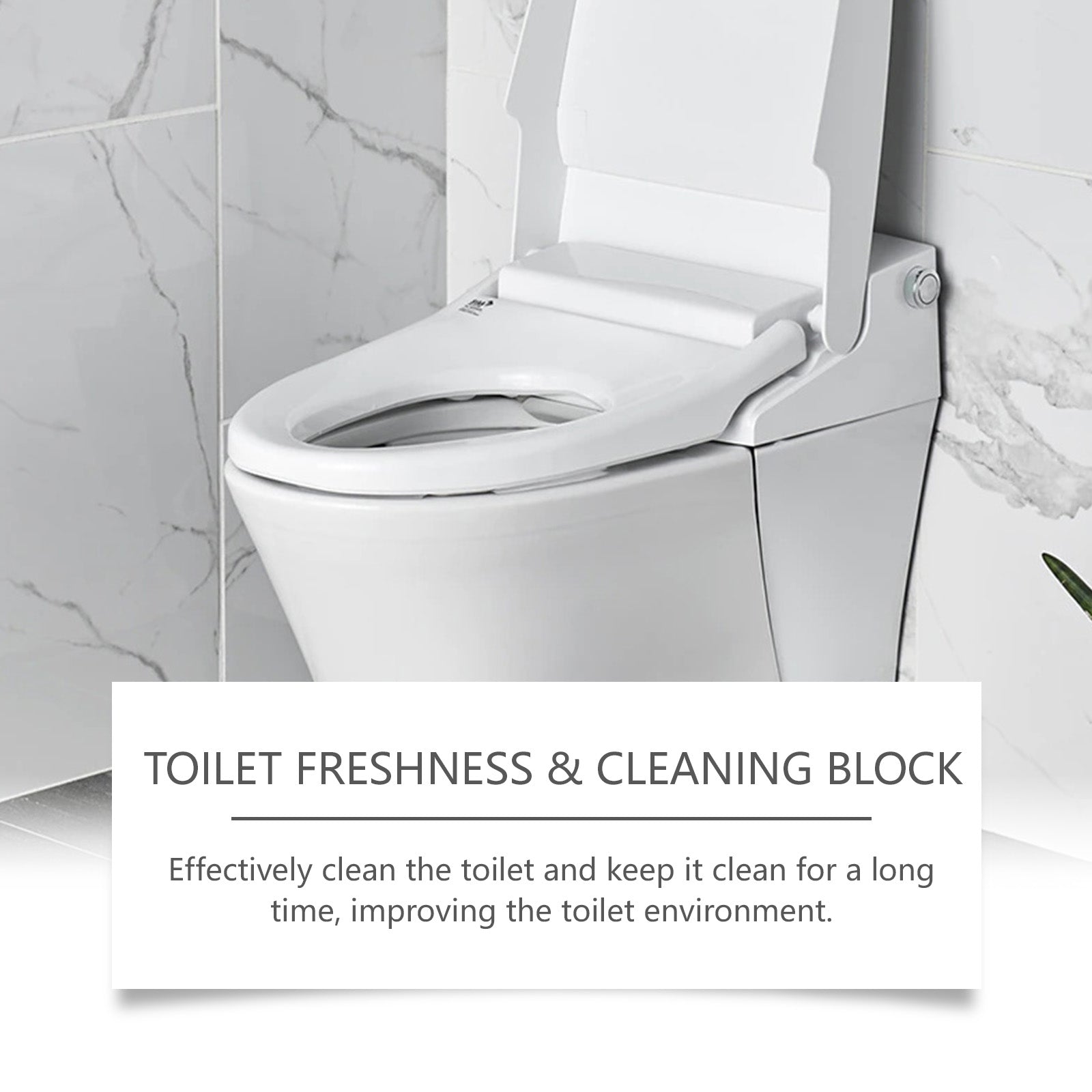 Toilet Fresh Cleaning Block, Toilet Toilet Clean Fragrance Deodorization Automatic Release Easy To Use