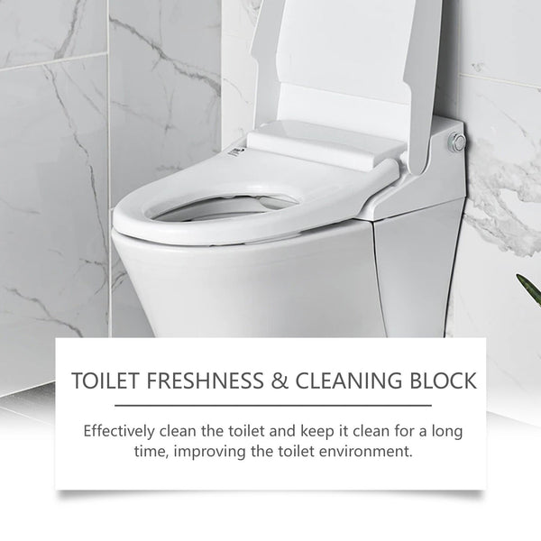 Toilet Fresh Cleaning Block, Toilet Toilet Clean Fragrance Deodorization Automatic Release Easy To Use