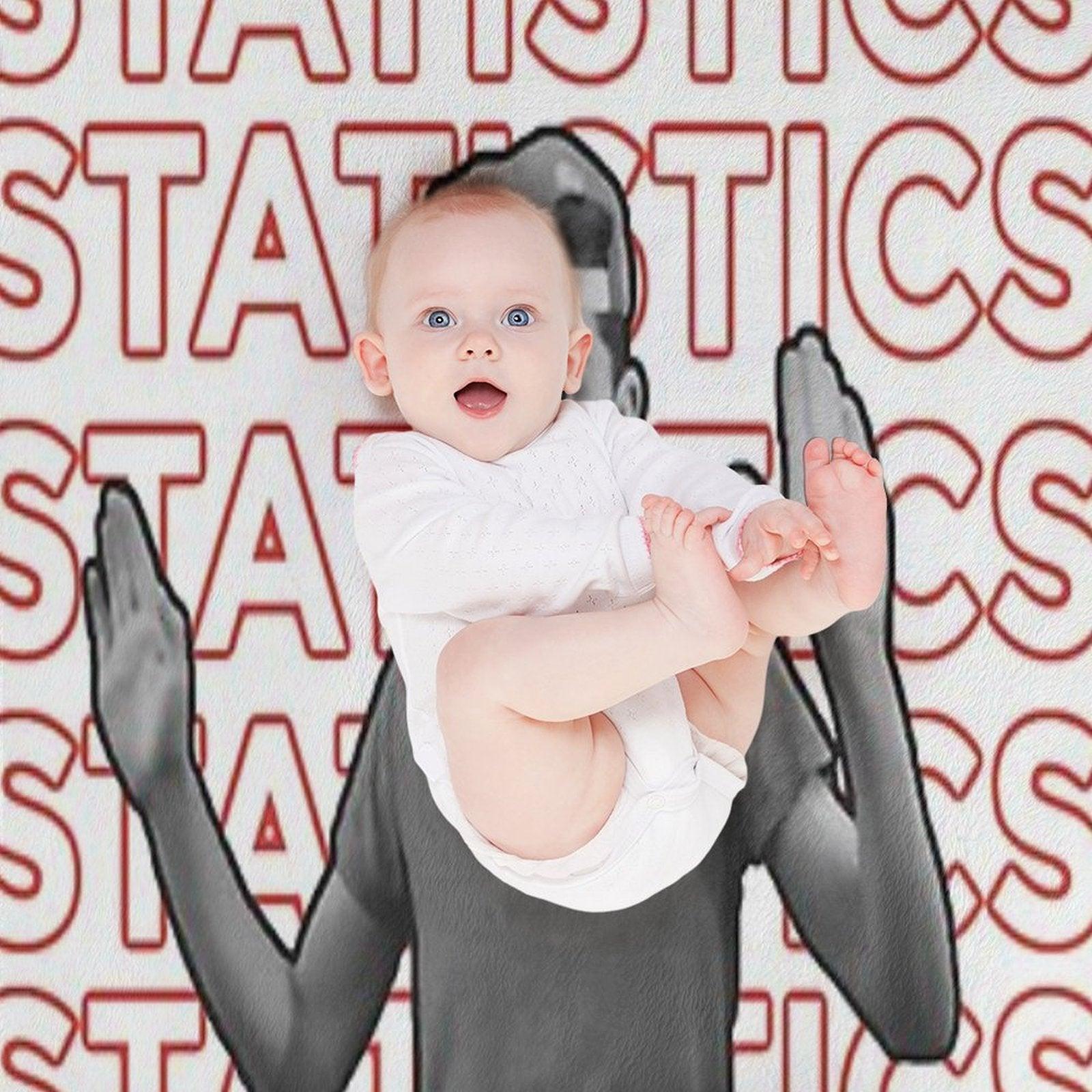Timothée Chalamet Statistics Throw Blanket