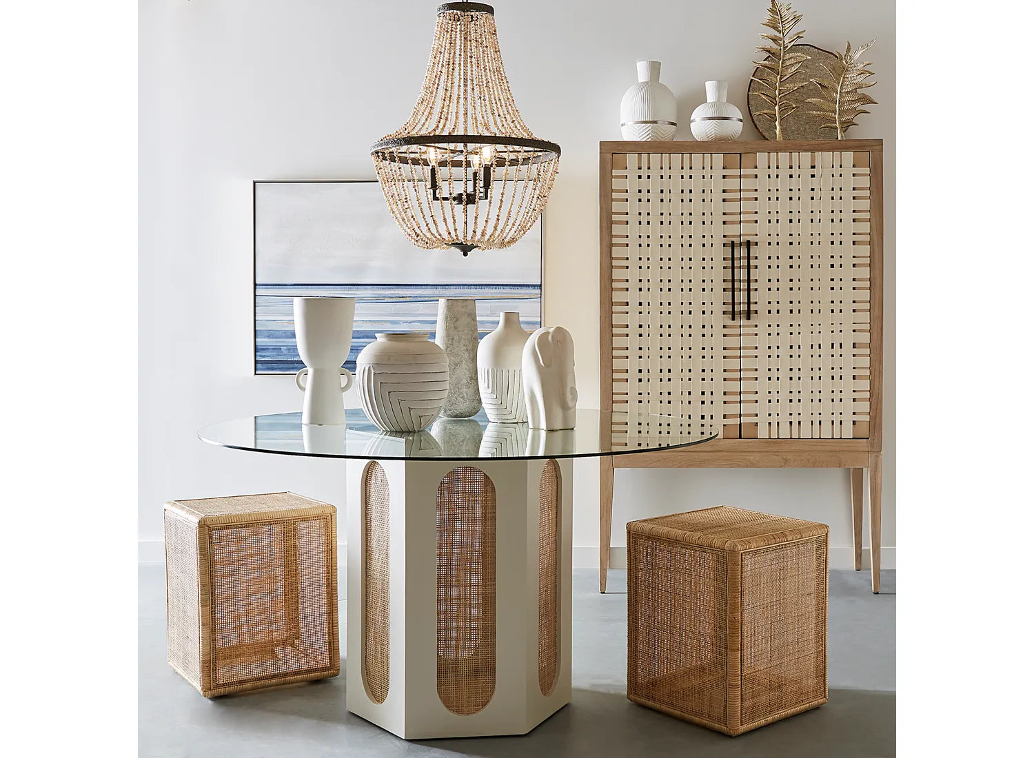 Sunset Harbor Cabinet - Sandy Cove