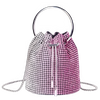 Women's bag 2024 a w bucket bags Women's inlaid diamond bag Fashion dinner women luxury single shoulder designer handbags