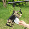 Outdoor camping wet tissue paper box camouflage waterproof canvas tissue bag square hand-held tissue storage bag