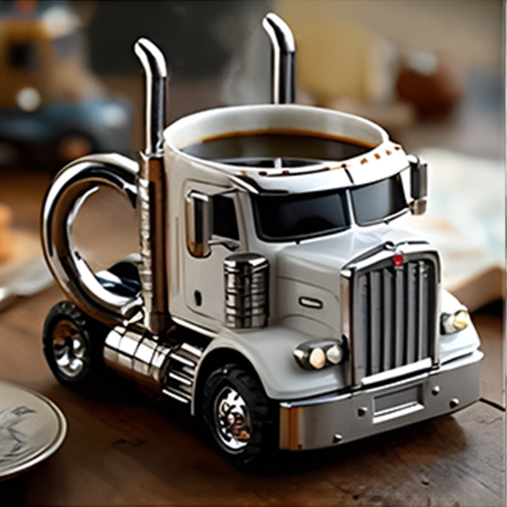 Semi Truck Coffee Mugs Handmade Home Semi Truck Coffee Cup Mugs