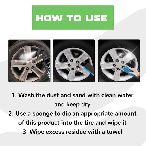 Tire Coating Agent, Automobile Tire Clean Decontamination Anti Aging Renovate Polishing Agent
