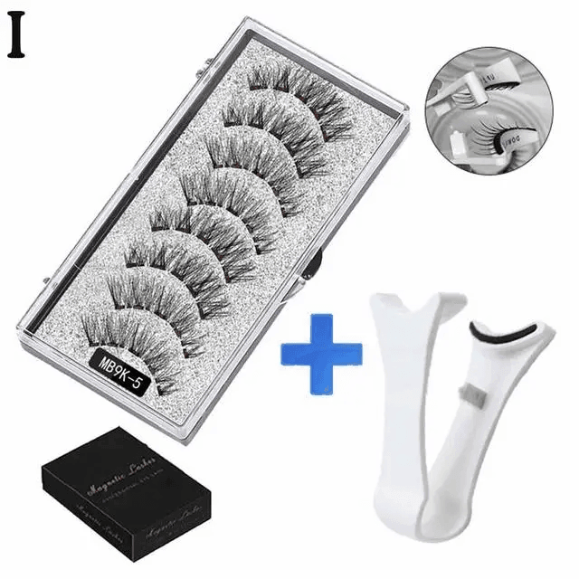 Reusable 3D Magnetic Eyelashes