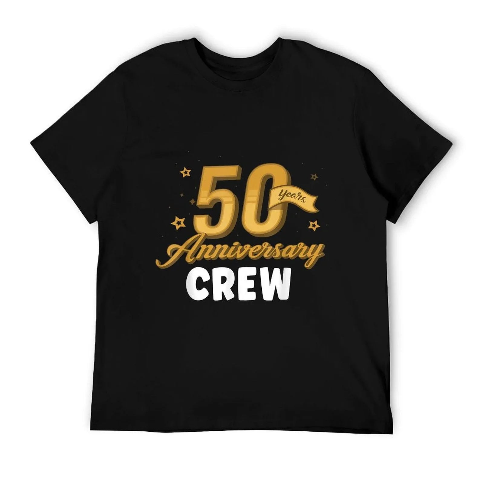 50th Anniversary 50 Years of Marriage Golden Wedding Crew T-Shirt