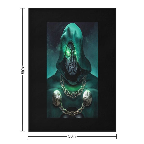 Doctor Doom Shrink-resistant Throw Blanket