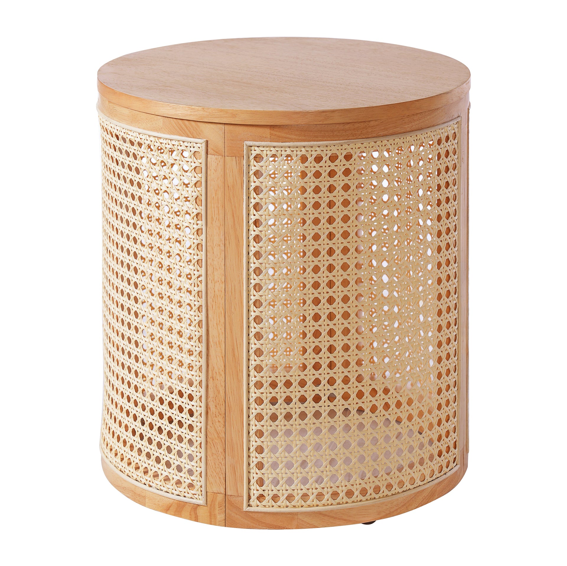 Rubber Solid Wood Side Table