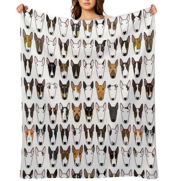 A Metre Of Bullies Throw Blanket