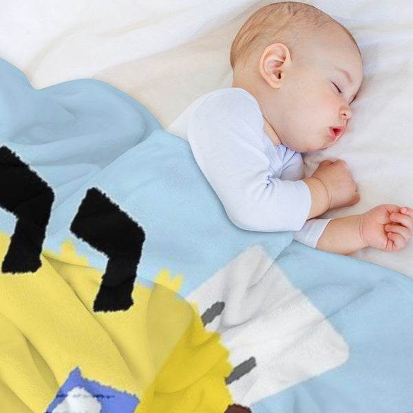 Minecraft Bee Throw Blanket BionZax