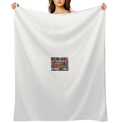 World Great Leaders Machine-washable Throw Blanket