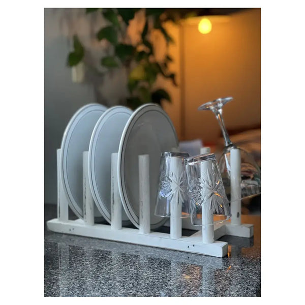 White Wooden Drying Rack