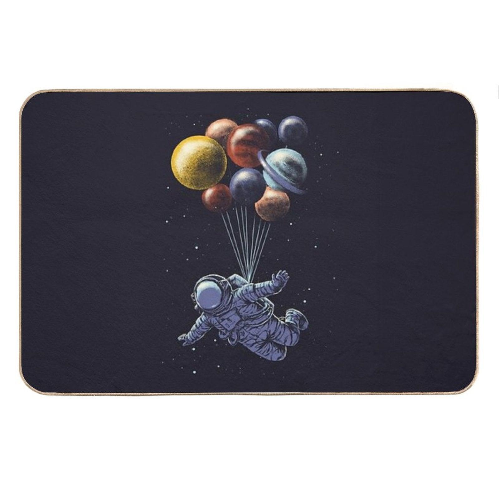 Space Travel Bath Mat