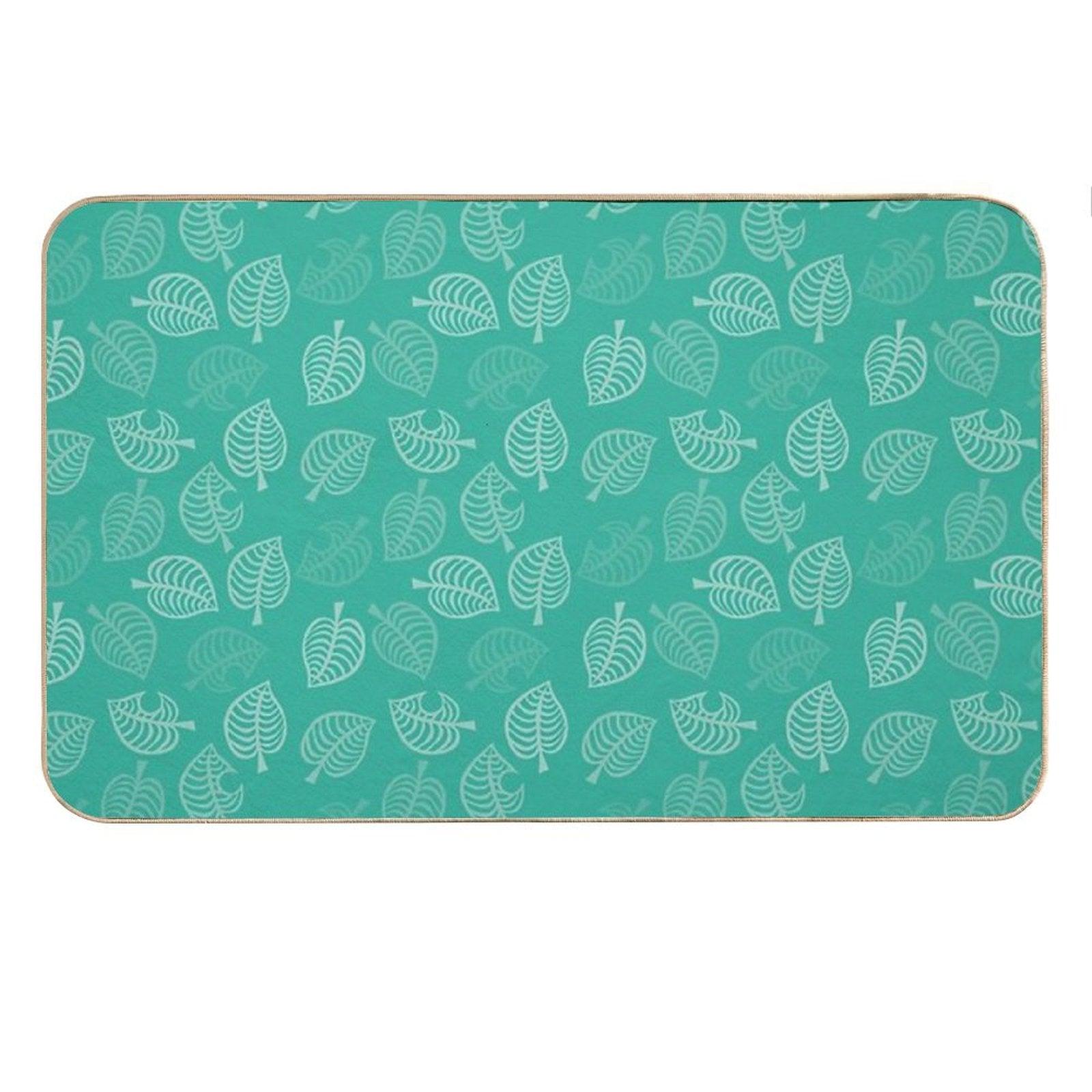Nook Leaf in Turquoise Bath Mat