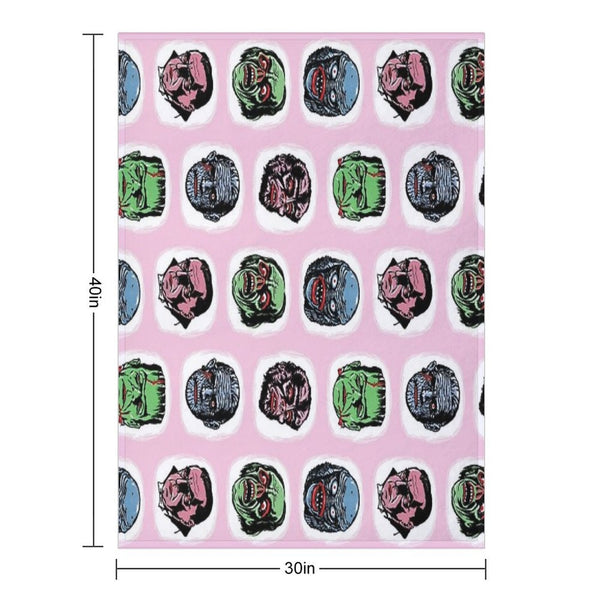 Famous Monsters Blanket Gift-ready Throw Blanket