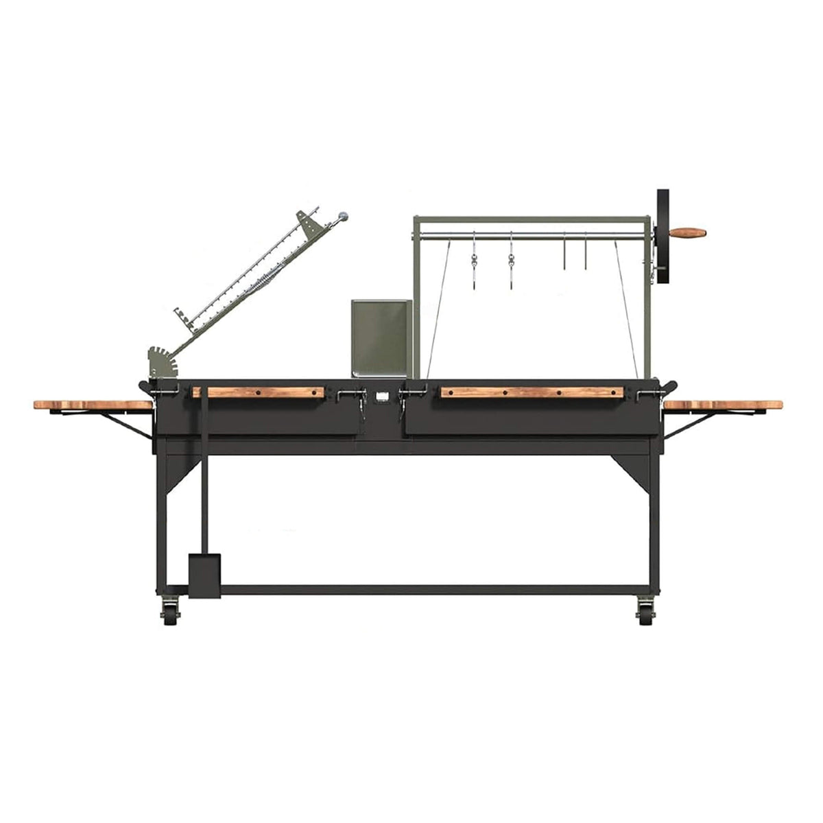 [09X02FT] Extra-Large Argentine Santa Maria Wood Fire And Charcoal BBQ Grill With Brasero (SAK75186)