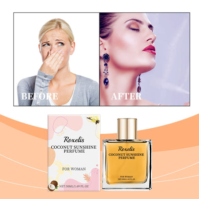 Light Vanilla Coconut Perfume, Fresh Light Fragrance Lasting Light Elegant Exudes Attractive Feminine Fragrance Convenient Perfume