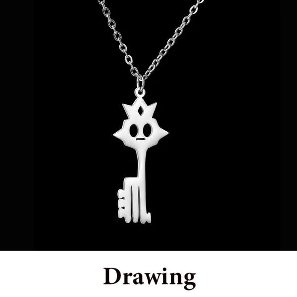 DIY Cutsom Drawing Art Necklaces Personalized Stainless Steel Kids Artwork Logol Pendant Jewelry Gifts for Family Children