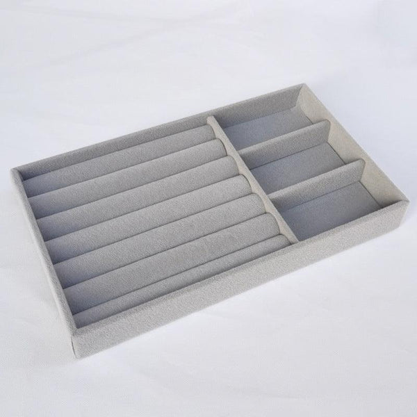 Velvet Stackable Jewelry Organizer, Portable for Rings, Earrings and Necklaces.