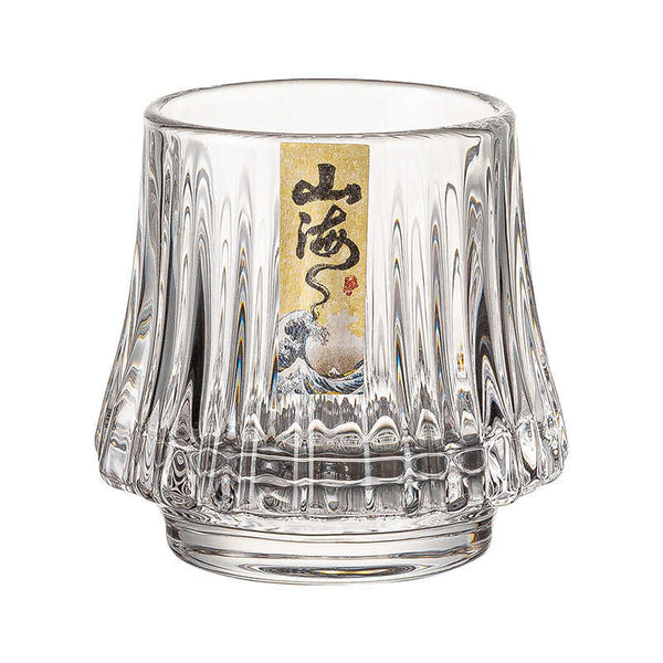 Shanhai glass whiskey cup personalized niche home wine cup mini wine glass beer cup