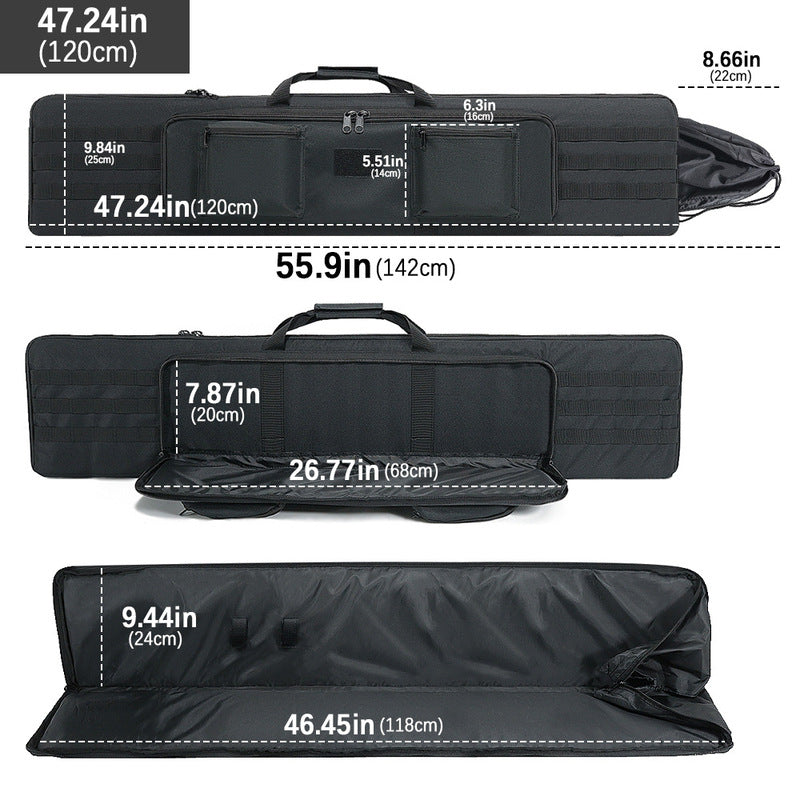 Firearm gear: pistol bags, rifle case, carbine backpack, sniper pistol protector, airsoft bag & hunting accessories.