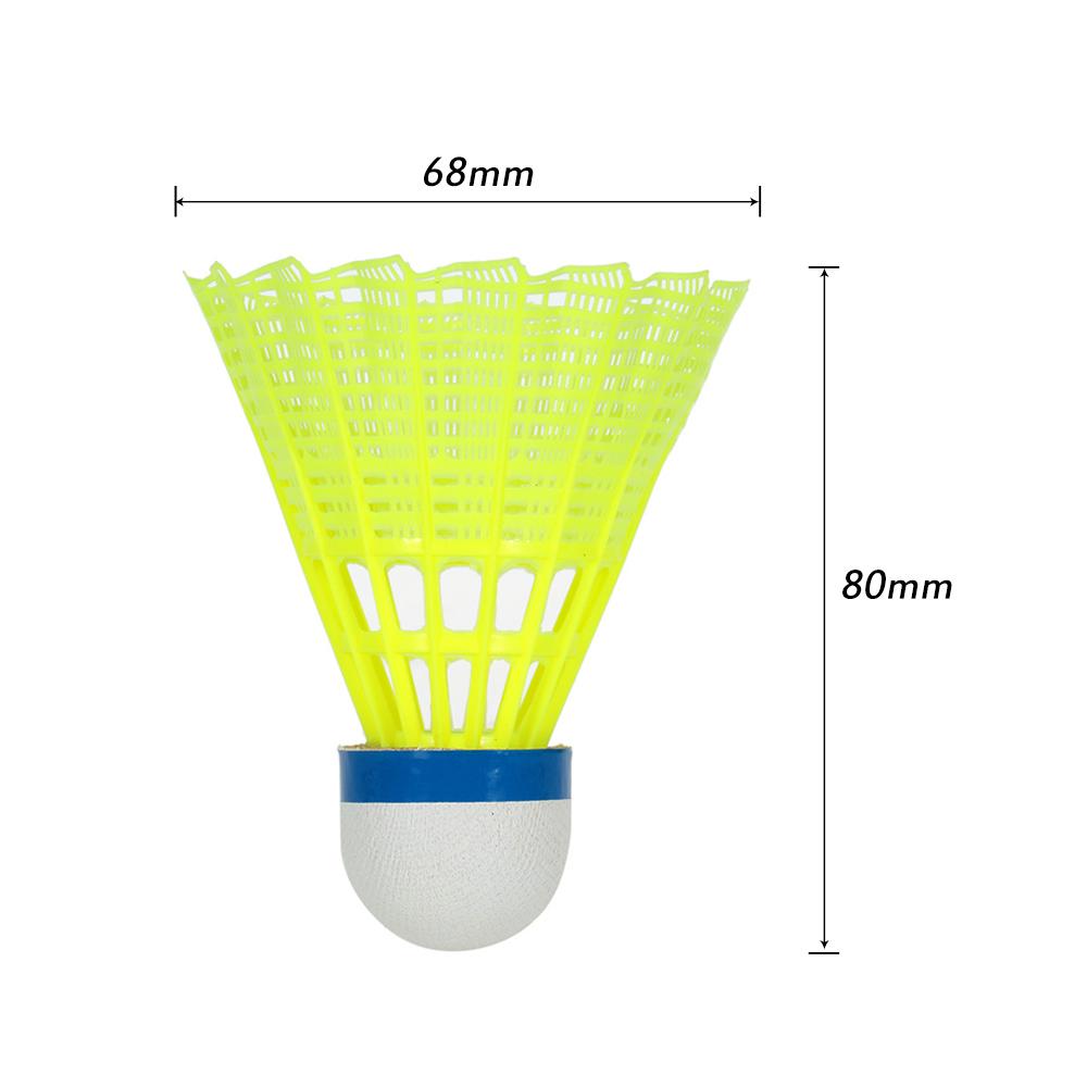 6pcs Gym Exercise Training Nylon Badminton Ball