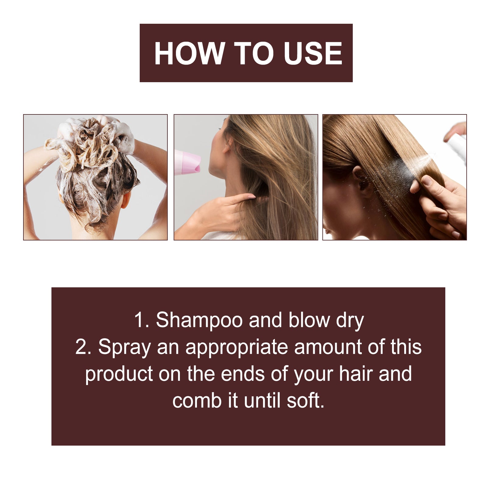 Protein Spray, Moisturize Dry Hair Tail Dry Fragrance Strong And Smooth Hair Care