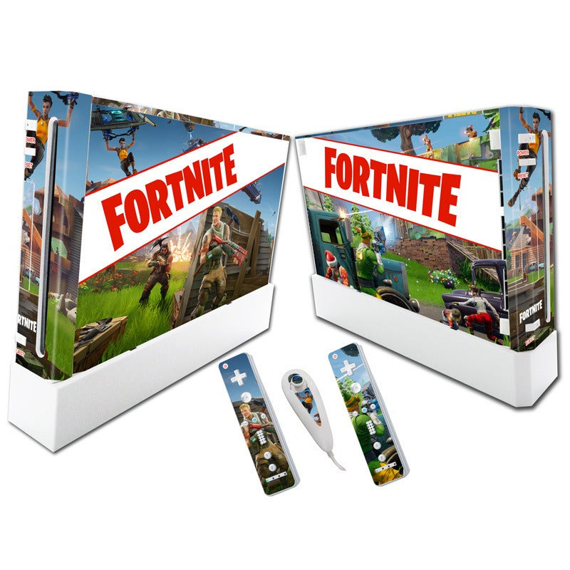 Suitable for WII stickers wii console cartoon protective film Spider-Man Fortress Night multiple styles without leaving glue