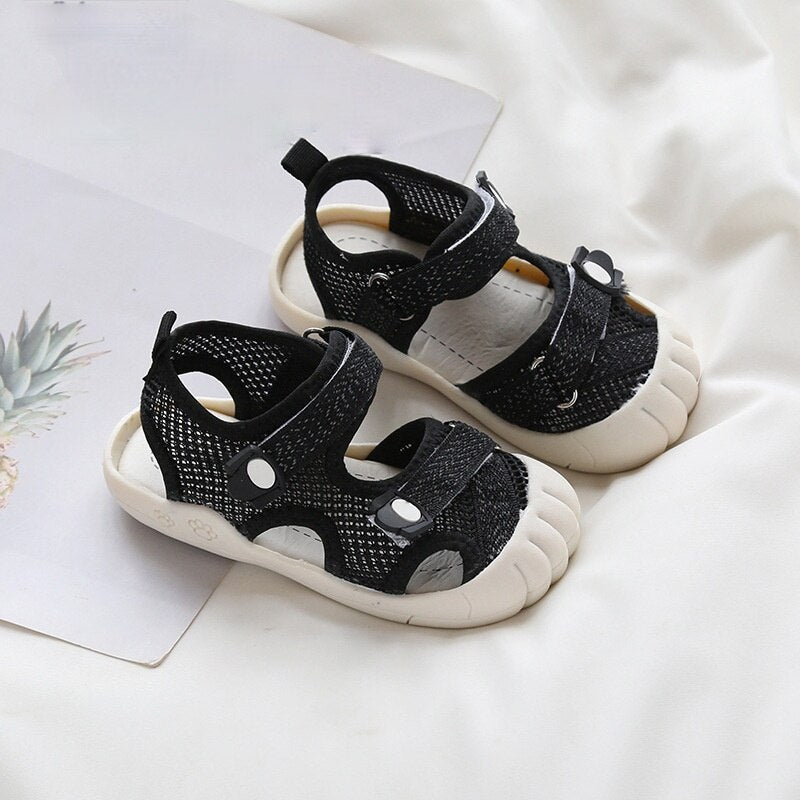 Brand Children's Cotton Sandals Comfortable Men's and Women's Slippers Delicate Baby Garden Shoes Beach Shoes Little Girl Shoes