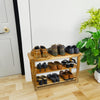 Acacia Wood Shoe Rack Bench Strong Weight Bearing Upto 200 LBS Best Ideas For Entryway Frontdoor Bathroom, Natural Color. - Acacia Wood