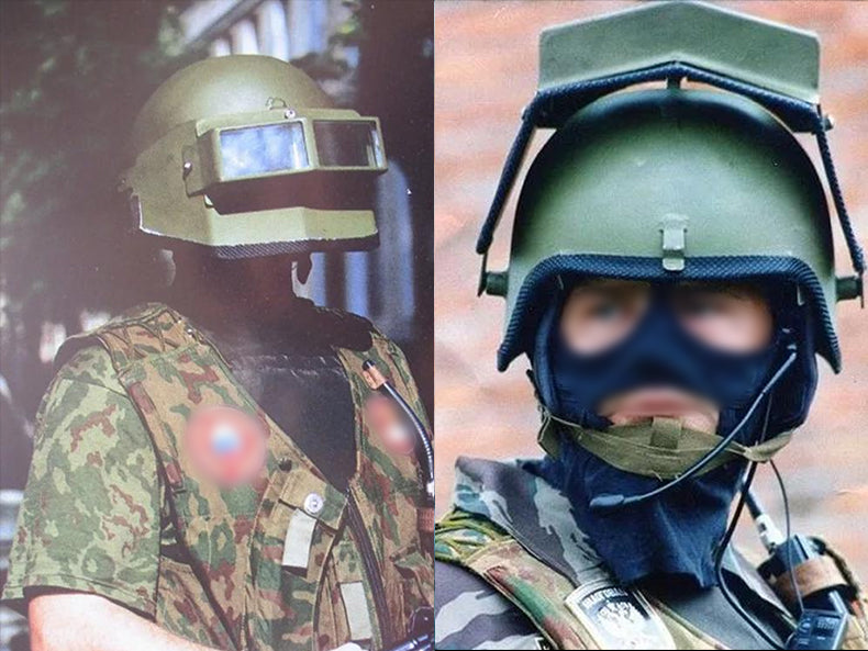 Cold War - era EVI Soviet/Russian Special Forces Vityaz - S Helmet, Class 6 Helmet, featured in *Escape from Tarkov*