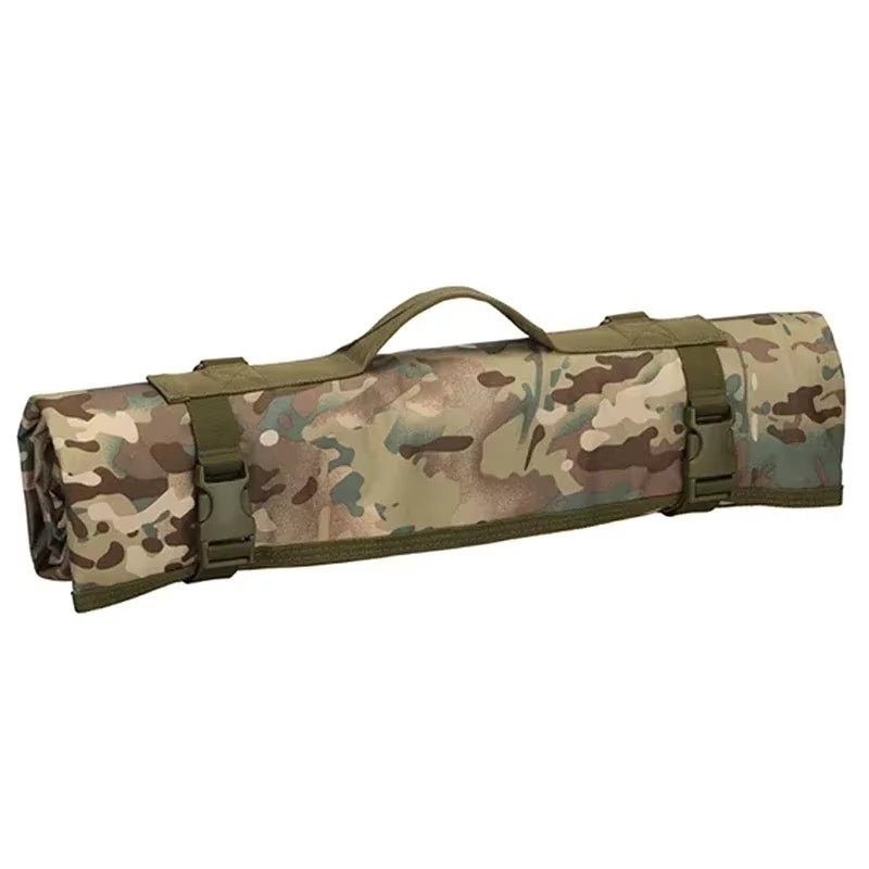 Outdoor non-slip shooting mat: double, portable, tactical, multi-use for training/camping.