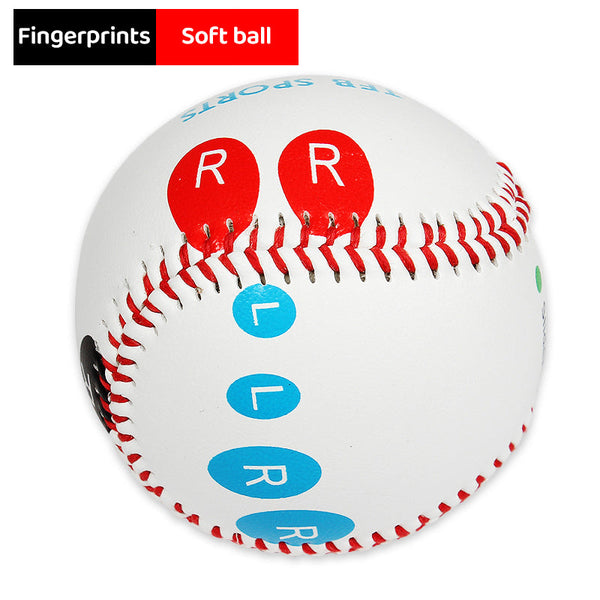 9 Inch Competition Training Baseball with Finger Placement Markers Games Practice Baseball Training Aid for Pitching