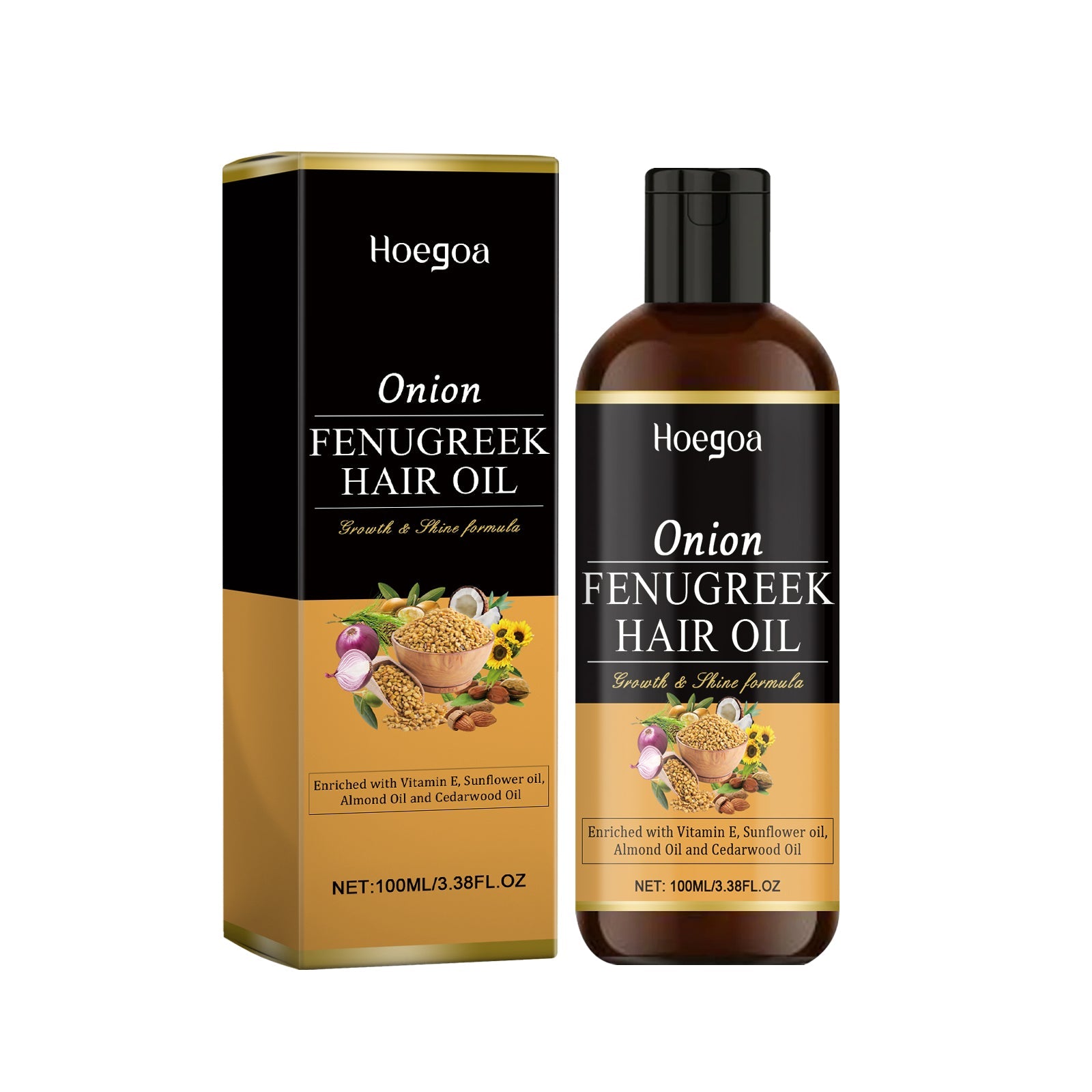 Onion Hair Care Essential Oil Repairs Dry Hair And Irritated Hair, Moisturizes, Moisturizes, And Softens Hair Essential Oil