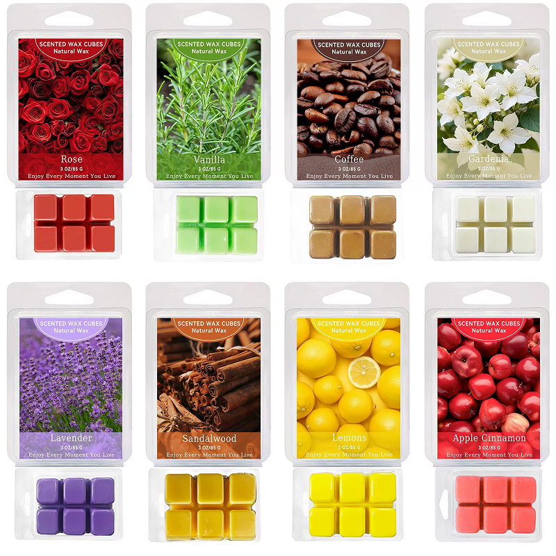 Colorful Eight - scent Scented Wax Cubes Set