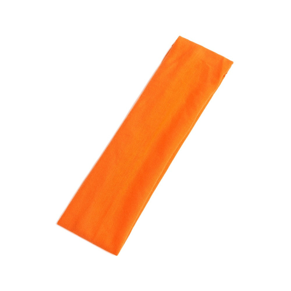 Simple Sports Headband Running Sports Anti Sweating Yoga Headband Unisex Solid Color Single Loop Headband