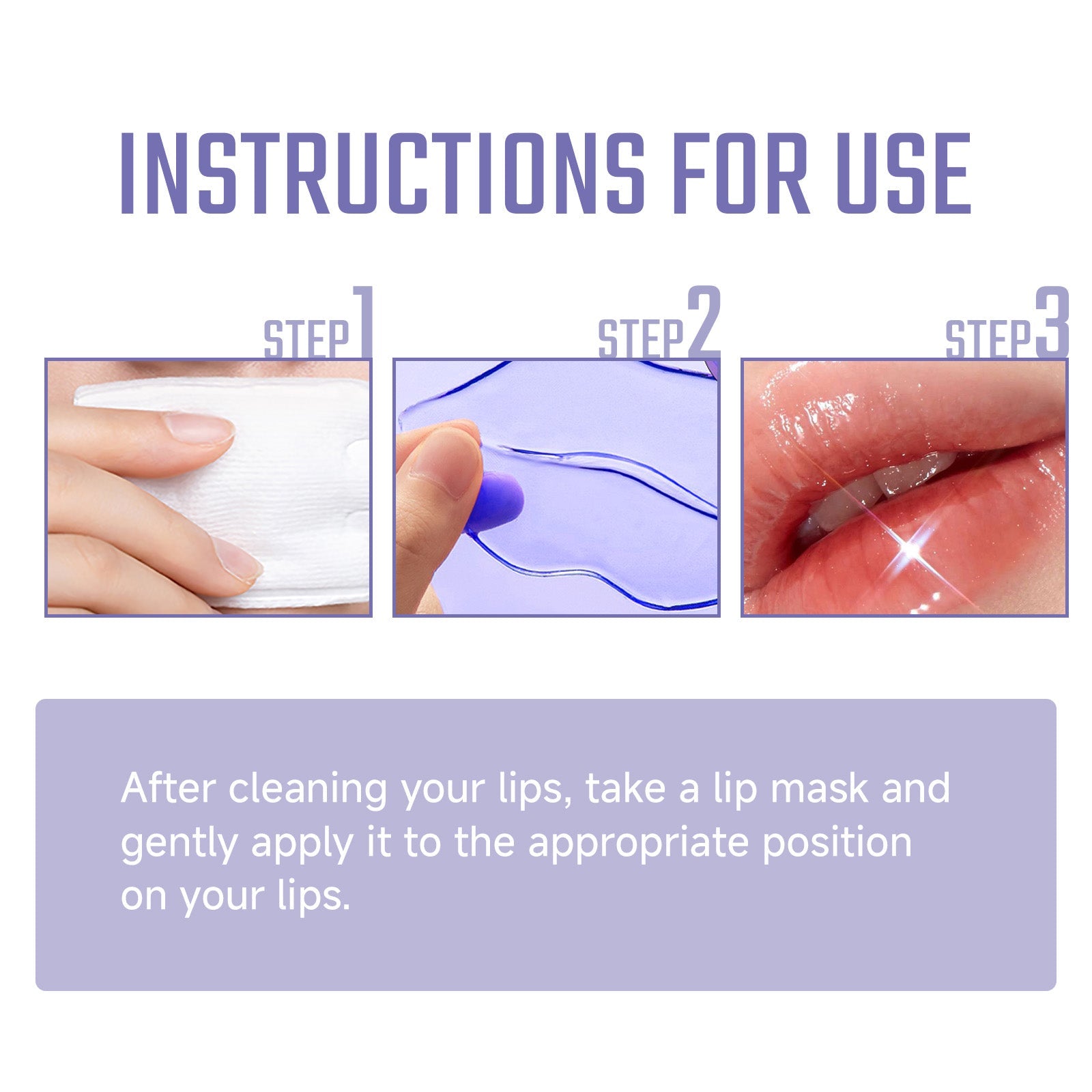 Ouhoe Collagen Lip Mask Repair Lip Lines, Remove Dead Skin, Prevent Dry And Crack, Moisturize And Care Lip Mask