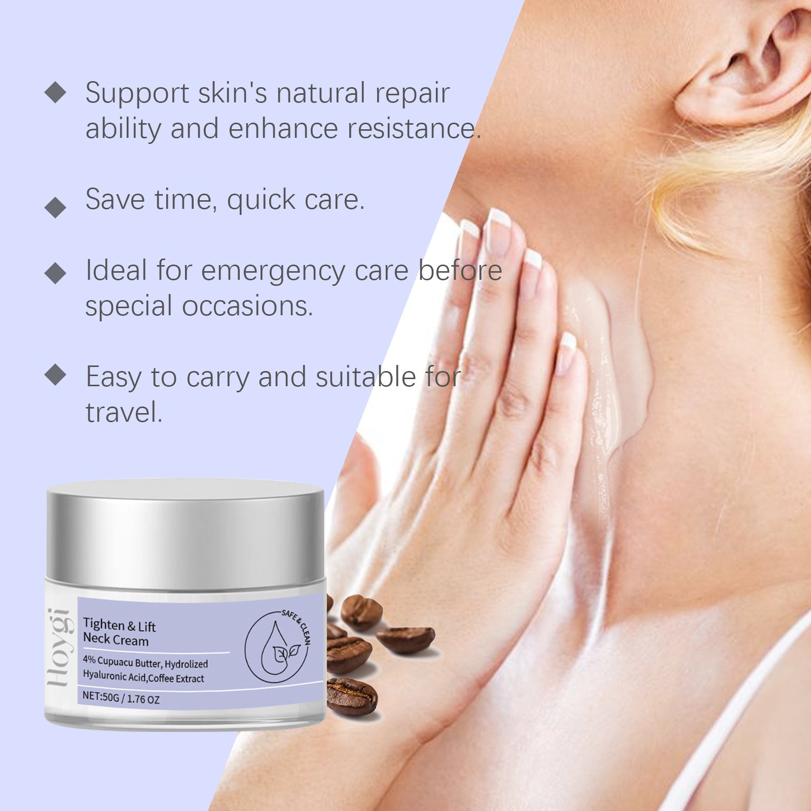 Moisturizing Neck Firming Cream Neck Repair Cream Firming And Lifting Gentle Moisturizing Elastic Elastic Anti-Wrinkle