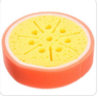 Thickened fruit sponge cleaning wipe large absorbent kitchen dishwashing scouring pad styling pot brush