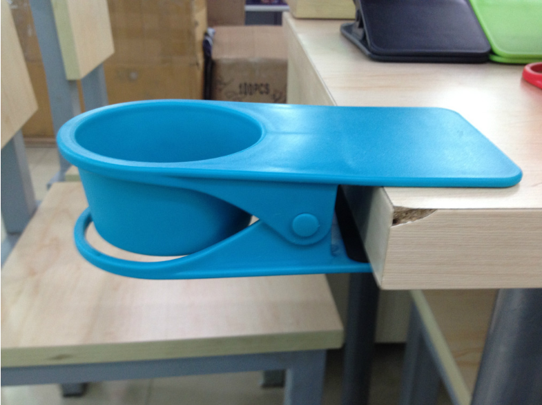 New Office Storage Rack Water Cup Holder Clip Table Desk Bottle Shelf Organizer Beverage Racks Table Clips Drink Cups Holder