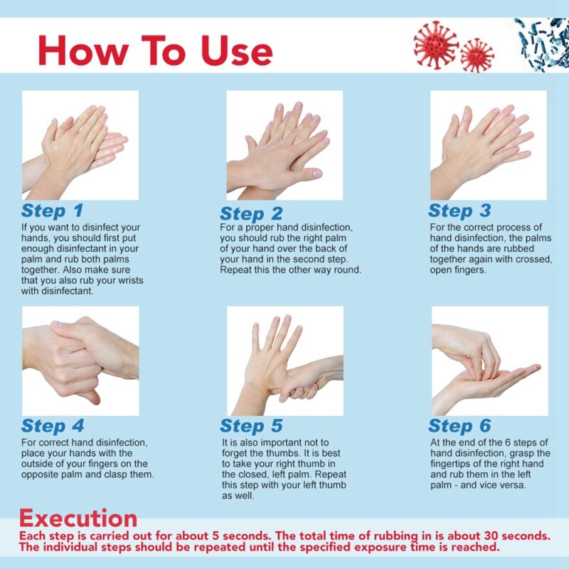 Hand Sanitizer Gel Bacteriostatic Gel Disinfection Sterilization Liquid Hand Soap Portable No-wash 50ML