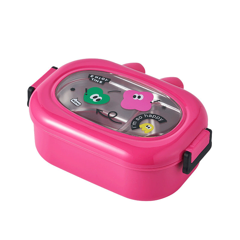 Dopamine can be heated by microwave 304 stainless steel insulation and fresh-keeping compartment lunch box lunch box