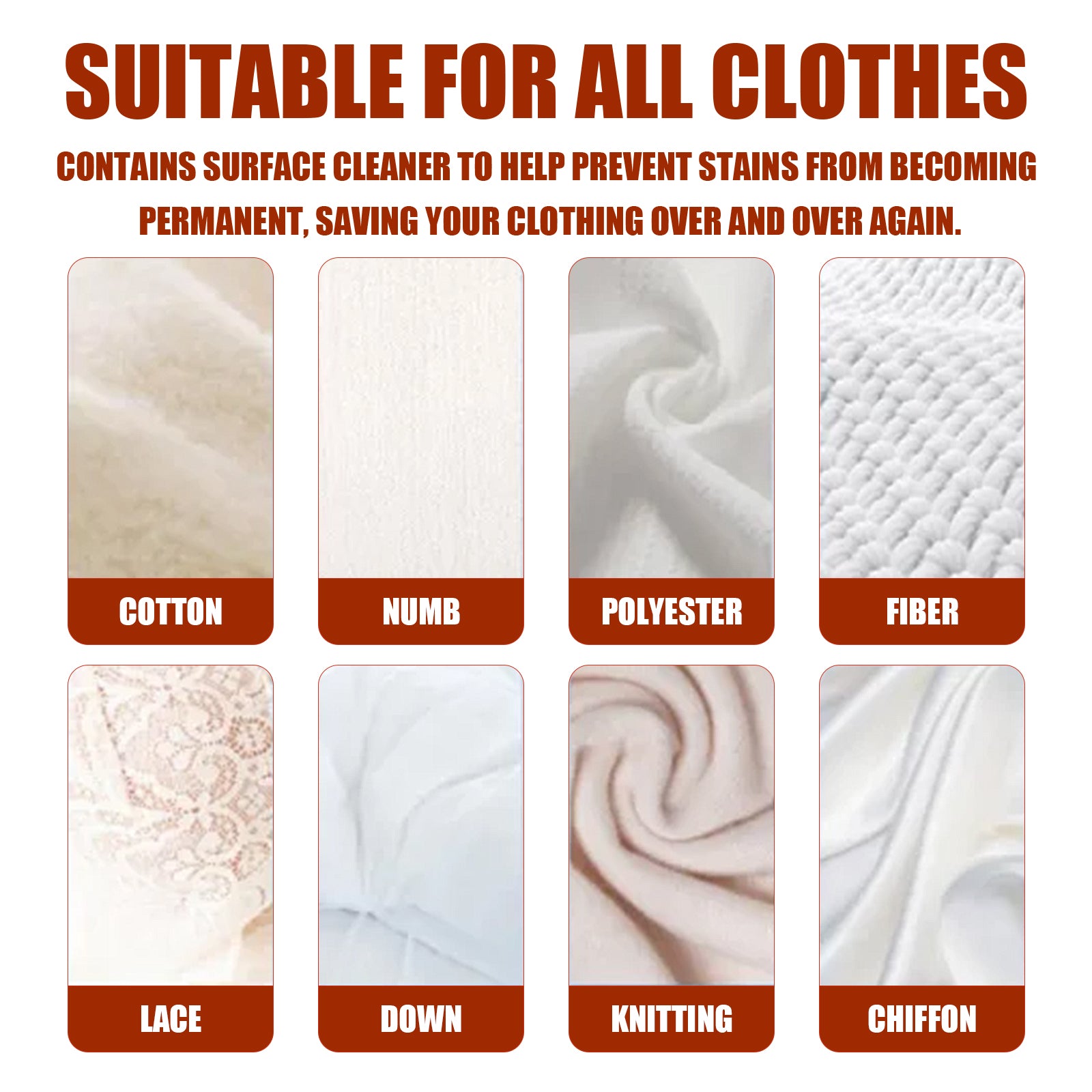 Fabric Rust Stain Remover, Clothes Decontamination Mild Cleaning Agent For Stubborn Oil Stains And Yellow Mildew Spots