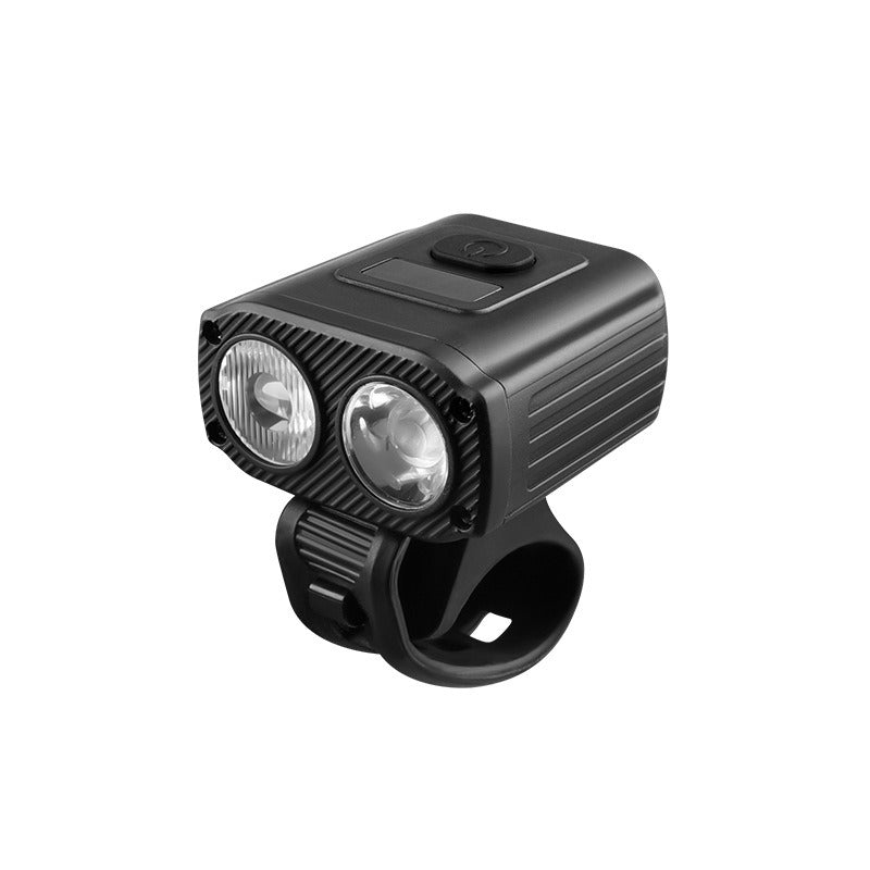 Bicycle headlights, mountain road bike headlights, outdoor night riding ABS waterproof high brightness Type-C charging riding eq
