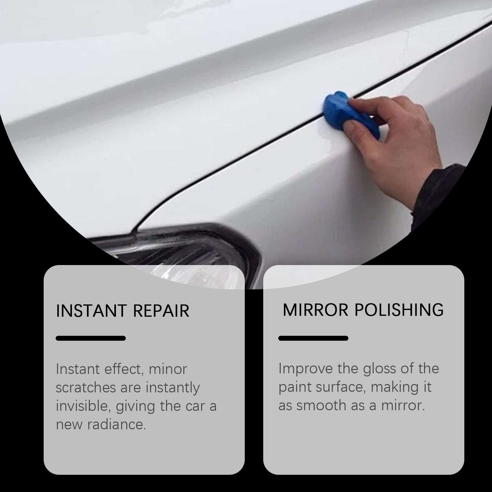 Automotive Scratch Coating Paste, Car Paint Polishing Maintenance Antifouling Repair Paint Decontamination Wax