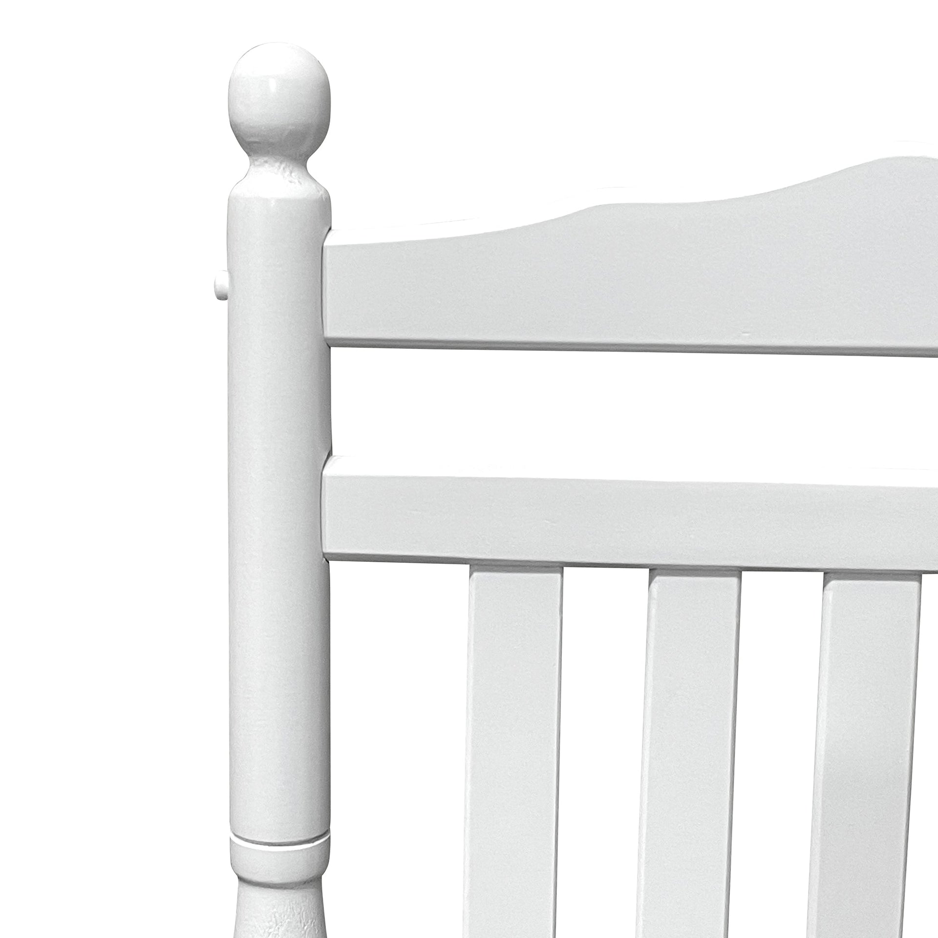 BALCONY PORCH ADULT ROCKING CHAIR   - WHITE